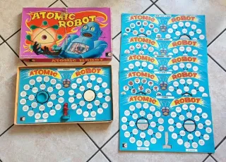Atomic Robot gioco in scatola vintage Clementoni
