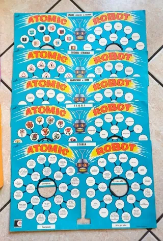Atomic Robot gioco in scatola vintage Clementoni