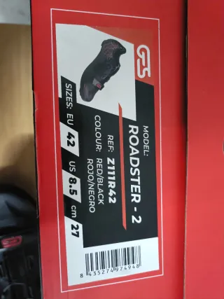 Zapatillas de ciclismo de carretera Talla 42.