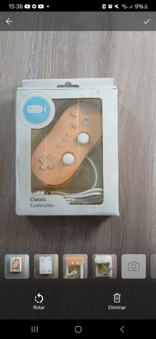 Mando Clásico Nintendo Wii Naranja