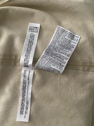 Camisa Polipiel Zara Beige