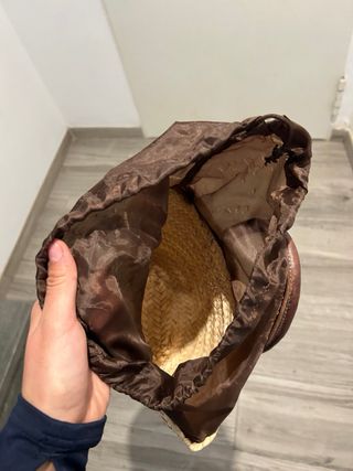 Bolso de paja niña con estrella lentejuelas