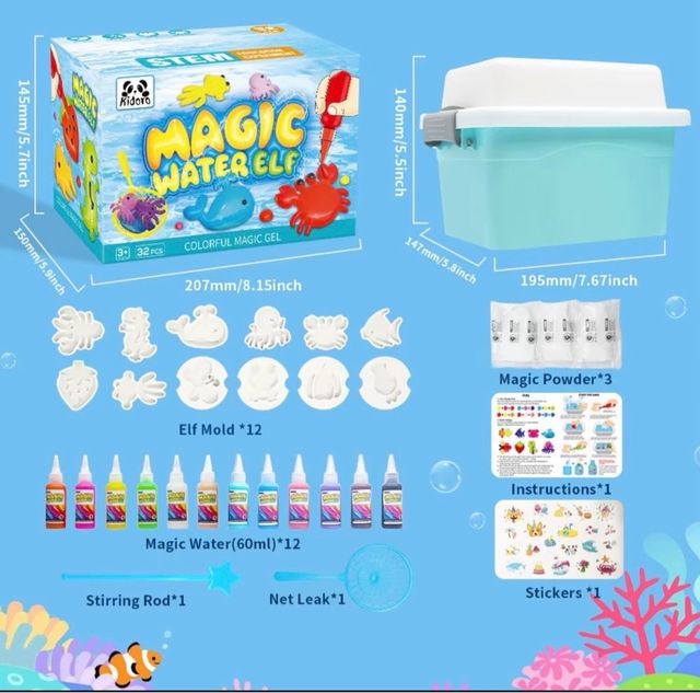Juego Figuras Magcubic Magic Water Elf