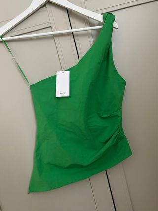 Mango Top Verde Talla S
