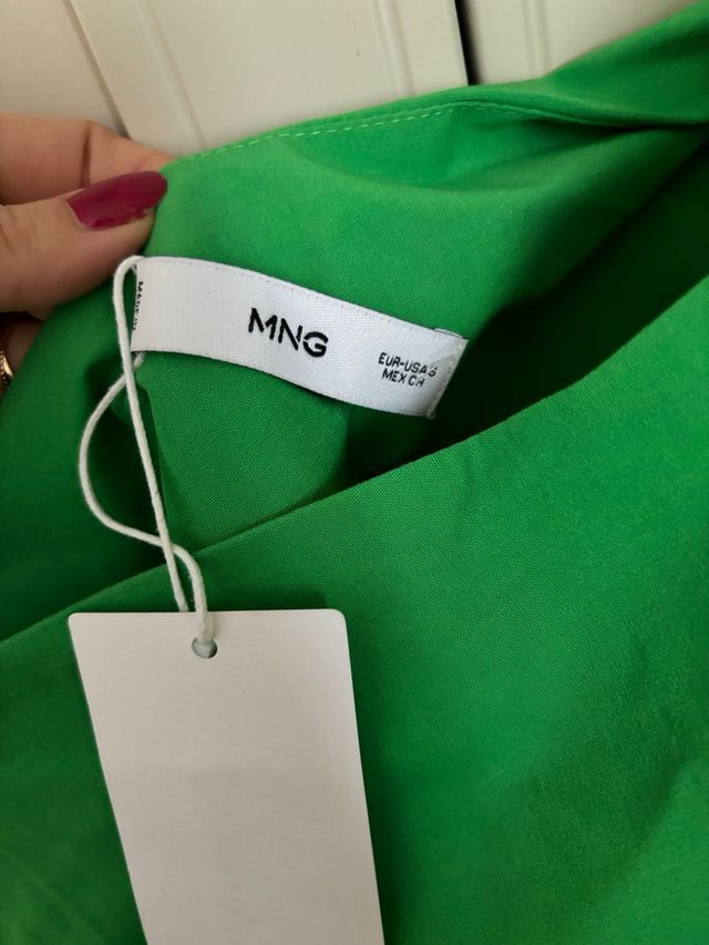 Mango Top Verde Talla S