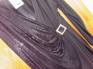 Vestido fiesta negro lentejuelas