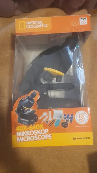 Microscopio Bresser National Geographic 40-640x