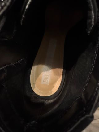 Botín plataforma tacón negro