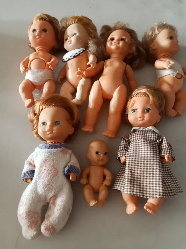 Lote 7 Muñecas Jesmar Vintage