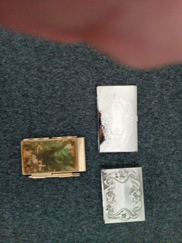 Lote 3 pitilleras antiguas