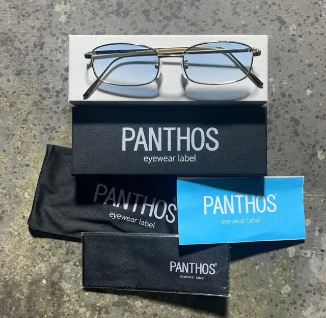 Occhiali da sole PANTHOS blu e oro