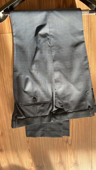 Traje PERTEGAZ Gris a Cuadros