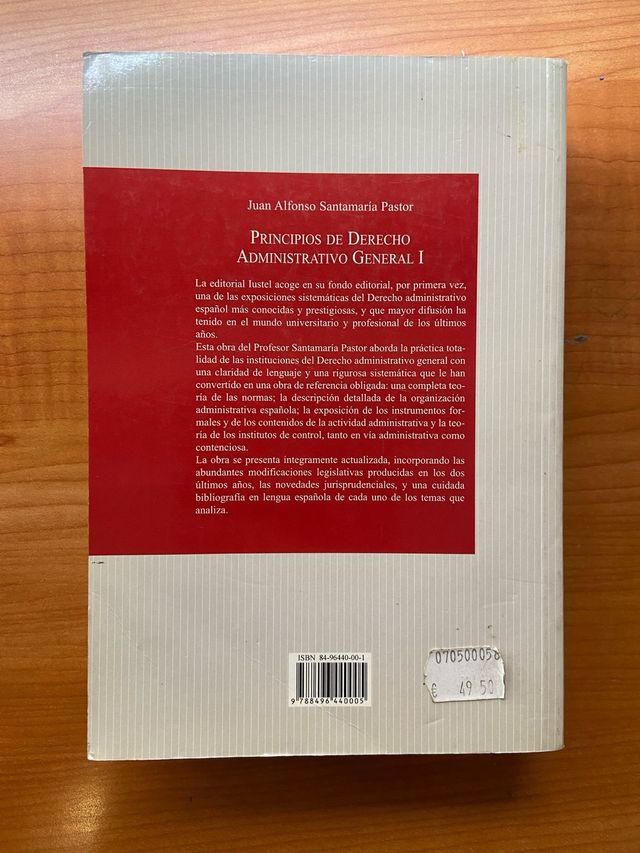 PRINCIPIOS DE DERECHO ADMINISTRATIVO GENERAL I.