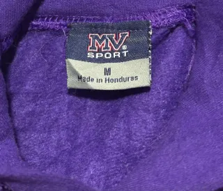 Felpa cappuccio vintage college USA uomo tg M