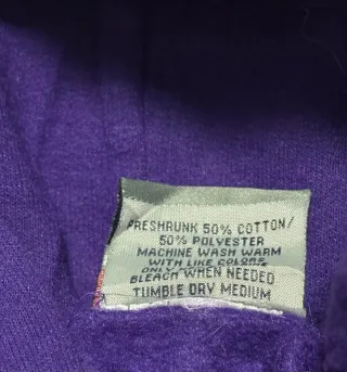 Felpa cappuccio vintage college USA uomo tg M