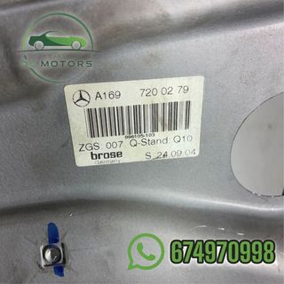 1697200279 elevalunas delantero derecho CLASE A