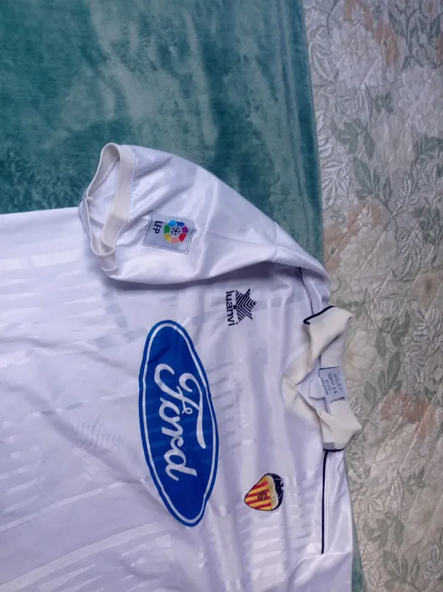 Camiseta Valencia Piojo Luanvi Blanca