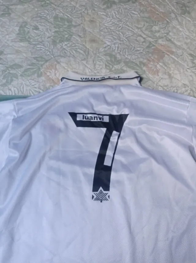 Camiseta Valencia Piojo Luanvi Blanca