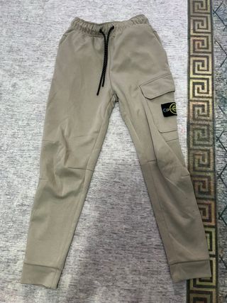 Pantalón Stone Island Beige/Verde