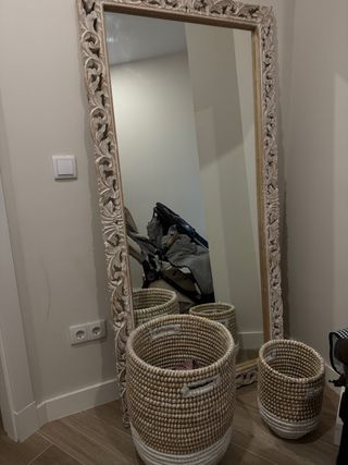 Specchio Maison du Monde in Legno Intagliato