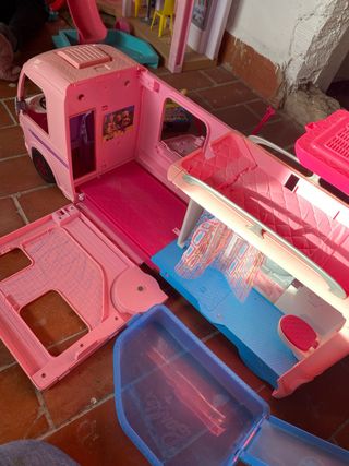 Caravana Barbie Rosa