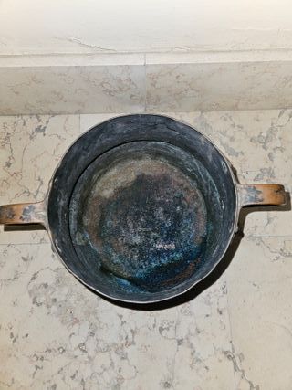 Pentola in rame '800 coda di rondine