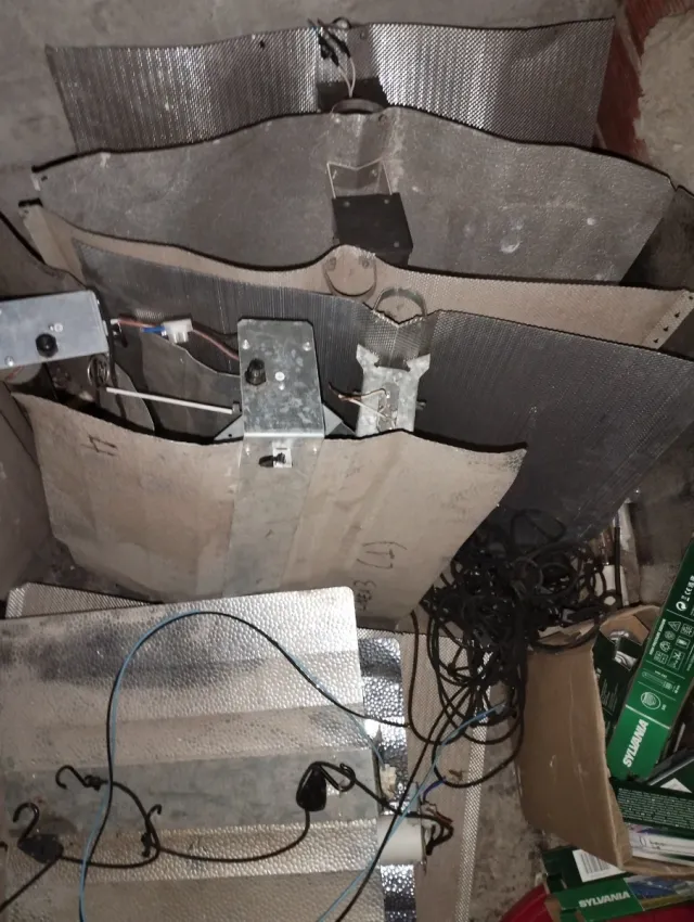 Lámparas reflectantes para cultivo