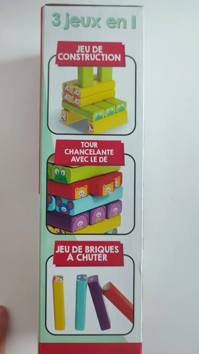 Juego de construcción de madera Roldan