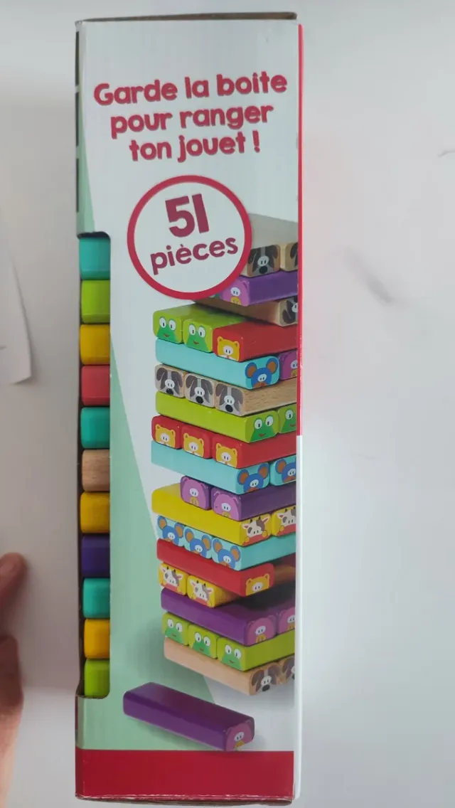 Juego de construcción de madera Roldan