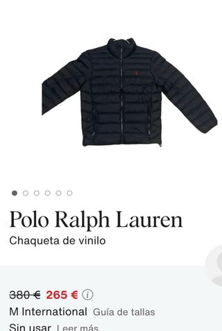 Chaqueta original Polo Ralph Lauren Negra