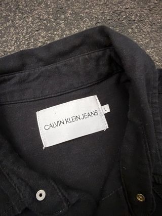 Camisa Vaquera Calvin Klein Jeans Negra Talla L
