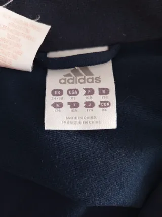 Chaqueta Deportiva Adidas Azul Roja Blanca