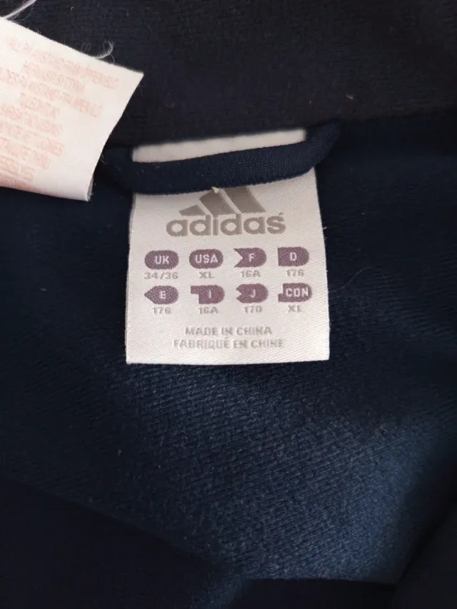 Chaqueta Deportiva Adidas Azul Roja Blanca