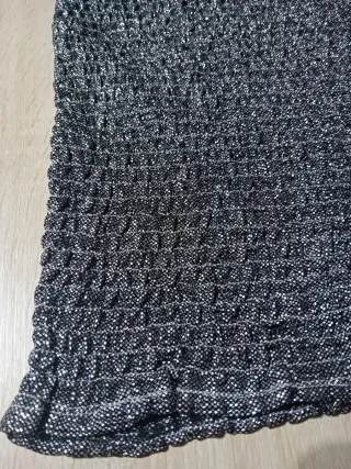 Gonna glitterata taglia unica