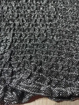 Gonna glitterata taglia unica