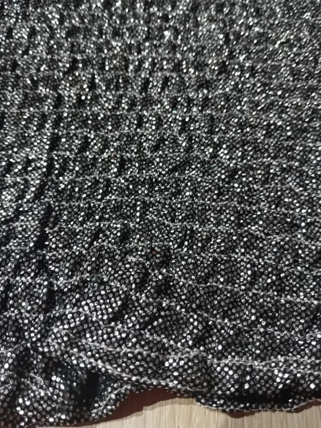 Gonna glitterata taglia unica