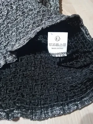 Gonna glitterata taglia unica