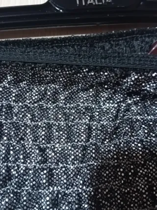 Gonna glitterata taglia unica