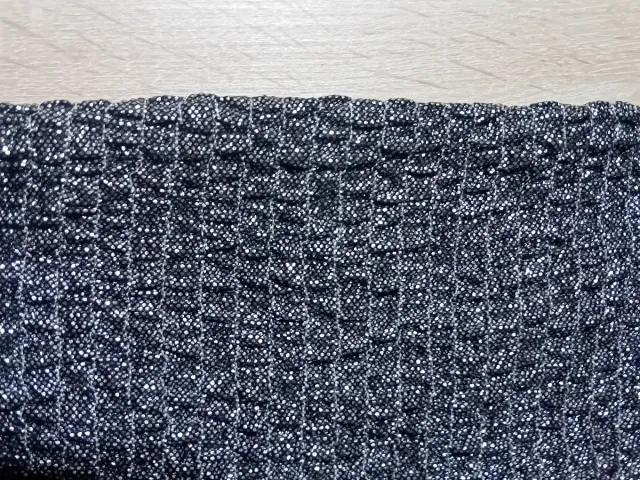 Gonna glitterata taglia unica