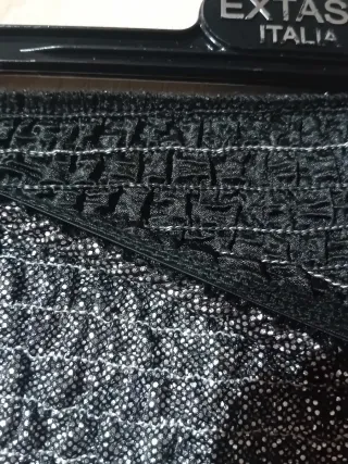 Gonna glitterata taglia unica