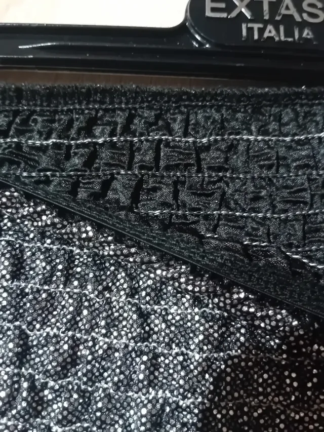 Gonna glitterata taglia unica