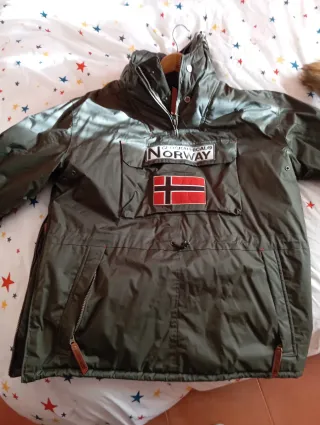 Cazadora impermeable Norway verde XXL