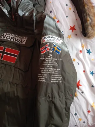 Cazadora impermeable Norway verde XXL