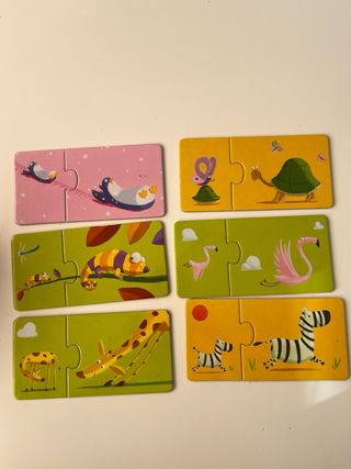 Puzzle Duo Djeco Mamá y Bebé 12 piezas