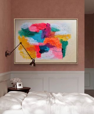 Cuadro abstracto moderno salón