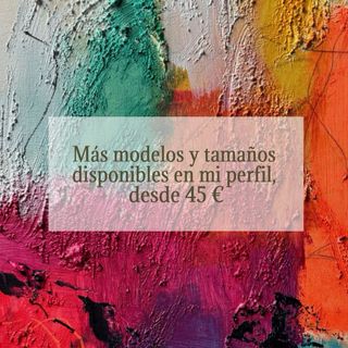 Cuadro abstracto moderno salón