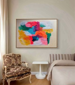 Cuadro abstracto moderno salón