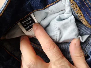 Pantalón vaquero chica ancho