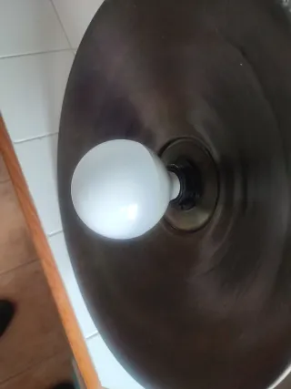 Lámpara de comedor rústica