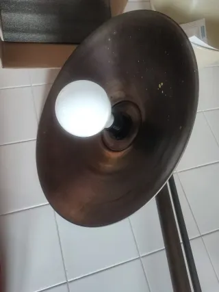 Lámpara de comedor rústica